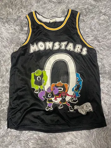 빈티지 Space Jam Monstars 농구 탱크탑
