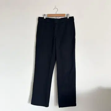 USA 기획 Dickies 874 워크 팬츠 블랙 센터 프레스 32