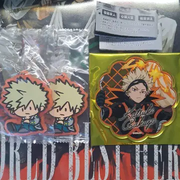히로아카 오픈스쿨 바쿠고 카츠키 가챠가챠 x 2 아크릴 코스터