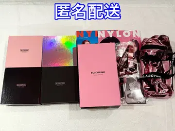 BLACKPINK 블핑 응원봉 트레이딩 카드 앨범 은색 테이프 잡지 세트