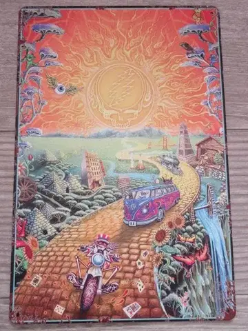 그레이트풀 데드 메탈 사인 양철 간판 32/19