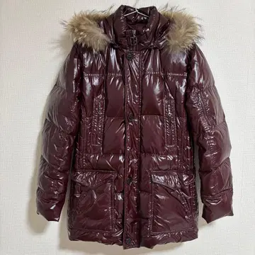 레어 3L y2k male&co. 당시 코팅 퍼 다운 시크 스타일