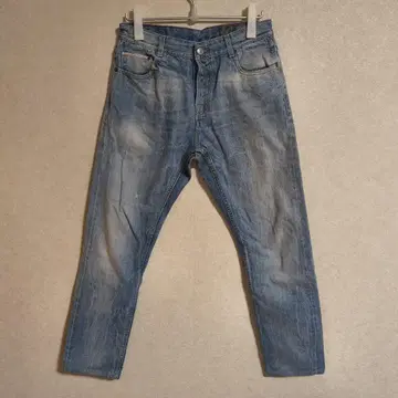 Care label 케어라벨 데미지 진 사이즈 32