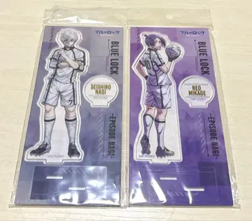 블루 록 금박 아크릴 스탠드 나기 레이오