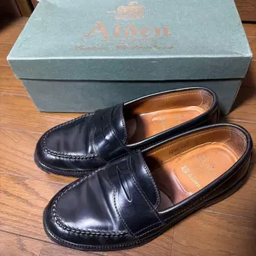 [ 레어 사이즈 ] 알든 코도반 코인 로퍼 alden