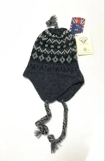 미사용 새상품 하이랜드 다크 그레이 이어 플랩 비니