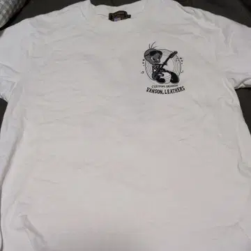 Vanson Leathers 기타 프린트 T셔츠