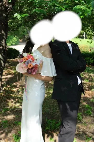 머메이드 웨딩 드레스 웨딩 사진