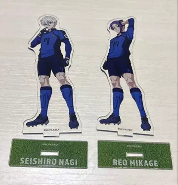 블루 록 아크릴 스탠드 나기 세이시로 미카게 레오