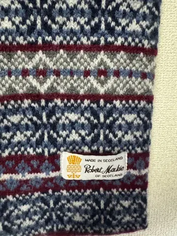 Robert Mackie 머플러 스코틀랜드제 울 페어아일