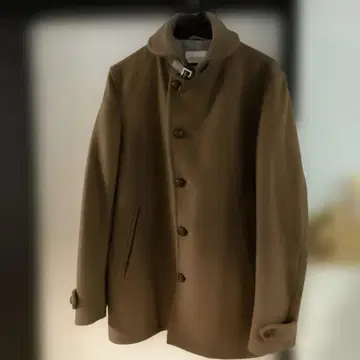 URBAN RESEARCH 브라운 울 코트 M