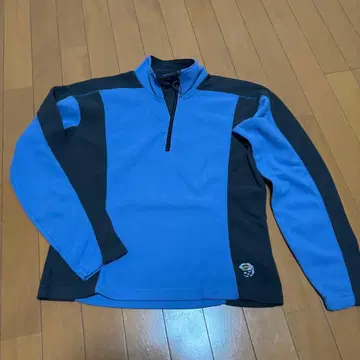 마운틴 하드웨어 플리스 하프 지퍼 풀오버 자켓 S 로고 자수