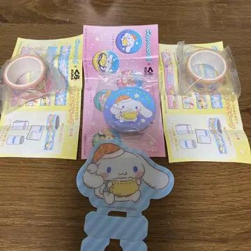 쿠라스시 시나모롤 캔뱃지 시나모롤 외 4점 묶음 판매