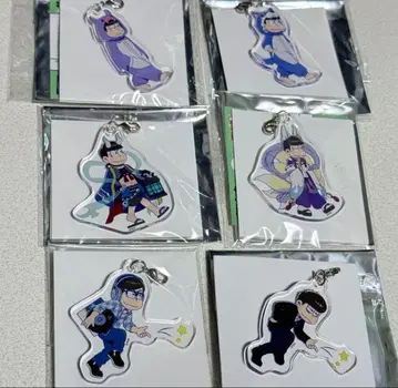 오소마츠 6쌍둥이 헤소쿠리 워즈 아크릴 참 6개 세트