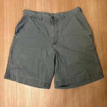 파타고니아 카키 하프 팬츠 남성용