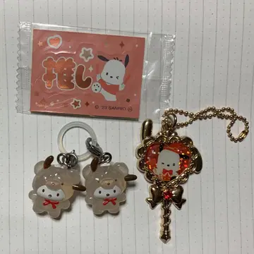 포차코 산리오 메지루시 키링 모음