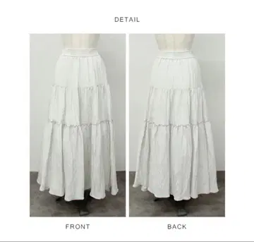 meri 주름 가공 매트 샤이니 캉캉 스커트