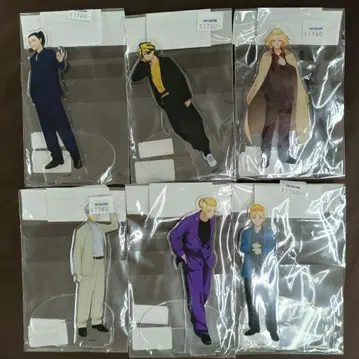 도쿄 리벤저스 수트ver 캐릭터 아크릴 피규어 6개 세트