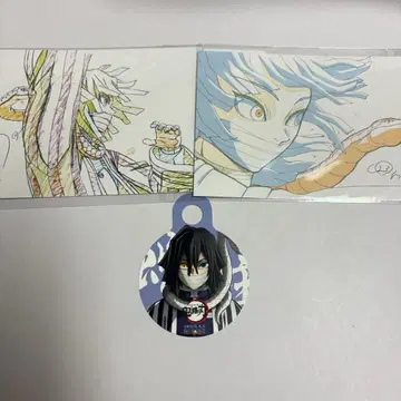 귀멸의 칼날 이구로 오바나이 기둥전 엽서 등