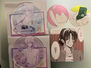 후지와라 코코아 카페 아크릴 코스터 방문 특전 이누보쿠