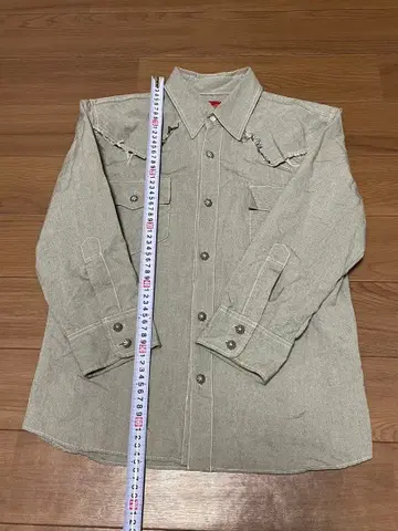 인디언 모터사이클 M 사이즈 그레이 셔츠