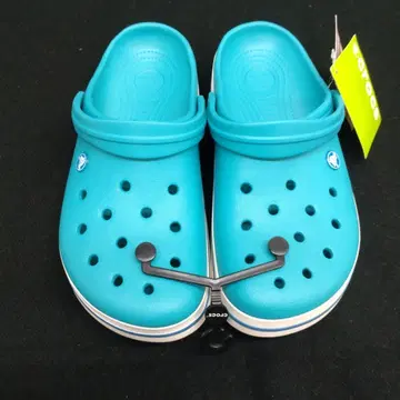 Crocs 터콰이즈 클로그 샌들 20 (10/12 택 포함 새상품)