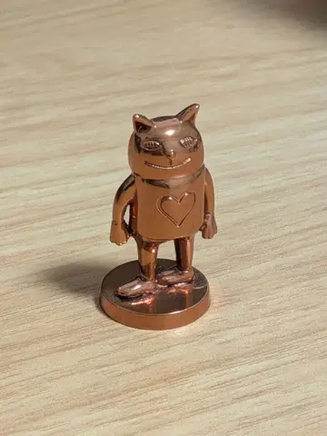 요네즈 켄시 리이슈 올스타즈 메탈 피규어 고양이 고양이 구리 브론즈