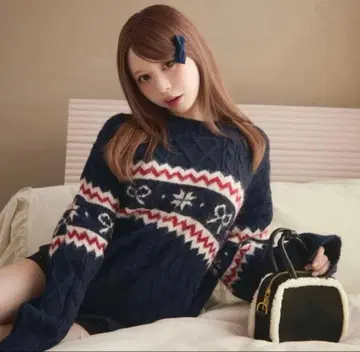 노르딕 리본 니트 TITTY&CO.