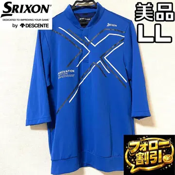 [팔로우 할인] 새상품급 스릭슨 데상트 노카라 피케 셔츠 7부 소매 LL