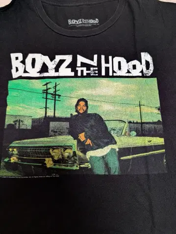 BOYZ N THE HOOD T셔츠 블랙