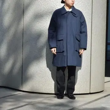 1LDK I PADDING LINER COAT 네이비 2