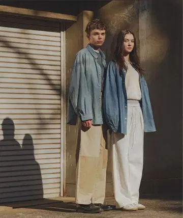 refomed x JW WRIST PATCH SHIRT CHAMBRY