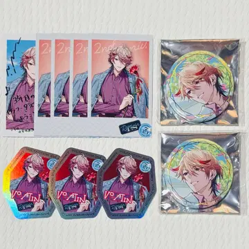 니지산지 세라프 2nd_anniversary 캔뱃지 폴라로이드풍 카드