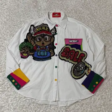 [ 하나뿐인 ] 닥터 슬럼프 아라레짱 리메이크 셔츠 럭셔리 비즈