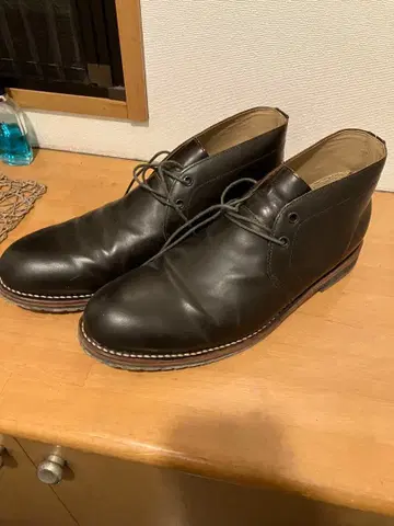 블랙 가죽 처카 부츠