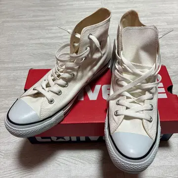 컨버스 올스타 HI 화이트 28cm 새상품 미사용 스니커즈