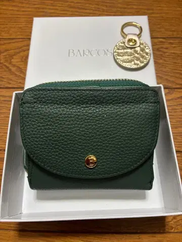 BARCOS 발코스 가죽 뱀피 접이식 지갑