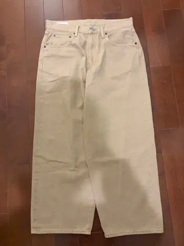 GAP 슈퍼 배기 데님 32/30 베이지
