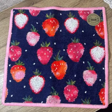 페이러 손수건 스트로베리 도트