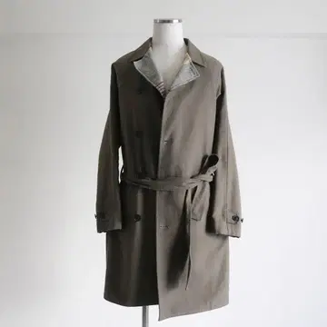 STEPHAN SCHNEIDER 싱글 트렌치코트 벨기에제 카키