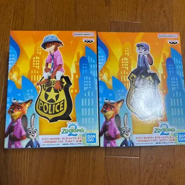 주토피아2 모니터 탑 피규어 닉 & 주디 2체 세트