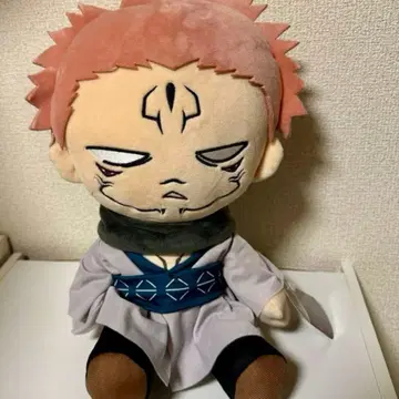 주술회전 BIG 봉제 인형 양면 스쿠나 말랑 얼굴 스쿠나