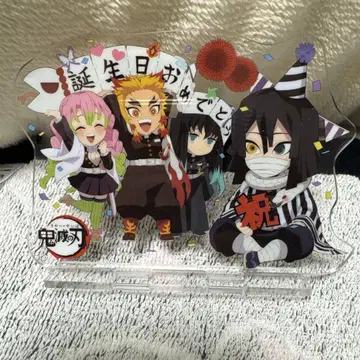 귀멸의 칼날 이구로 오바나이 생일 축하 아크릴 스탠드