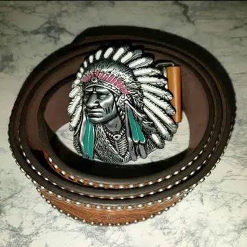 인디언 버클 벨트