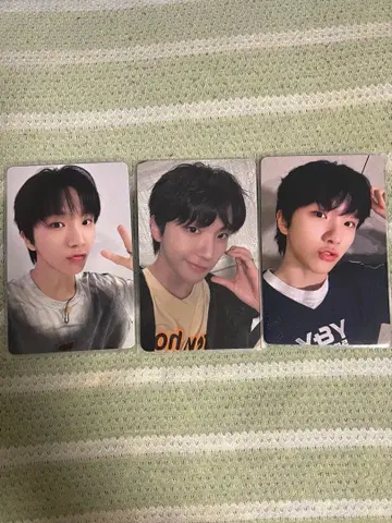 boynextdoor 운학 19.99 트레이딩 카드 3장 세트