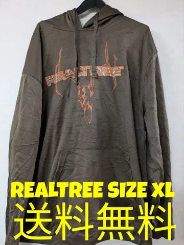 BUCKHORN RIVER 리얼트리 후디 후드티 카키 XL