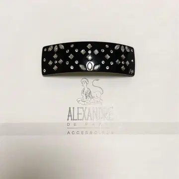 ALEXANDRE DE PARIS 블랙 헤어 머리핀