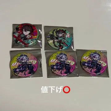 니지산지 Stun Mode Fuwa&Saegusa 캔뱃지 후와구사