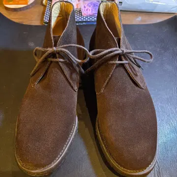 처치 브라운 스웨이드 처카 부츠 UK6G 81 라스트