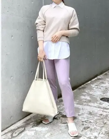 Theory 더블 저지 LS 래글런 탑 블랙